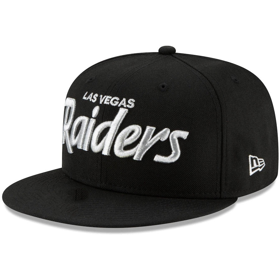 ORIGINAL RAIDERS TEXT HAT - SNAP BACK ONE SIZE FITS ALL