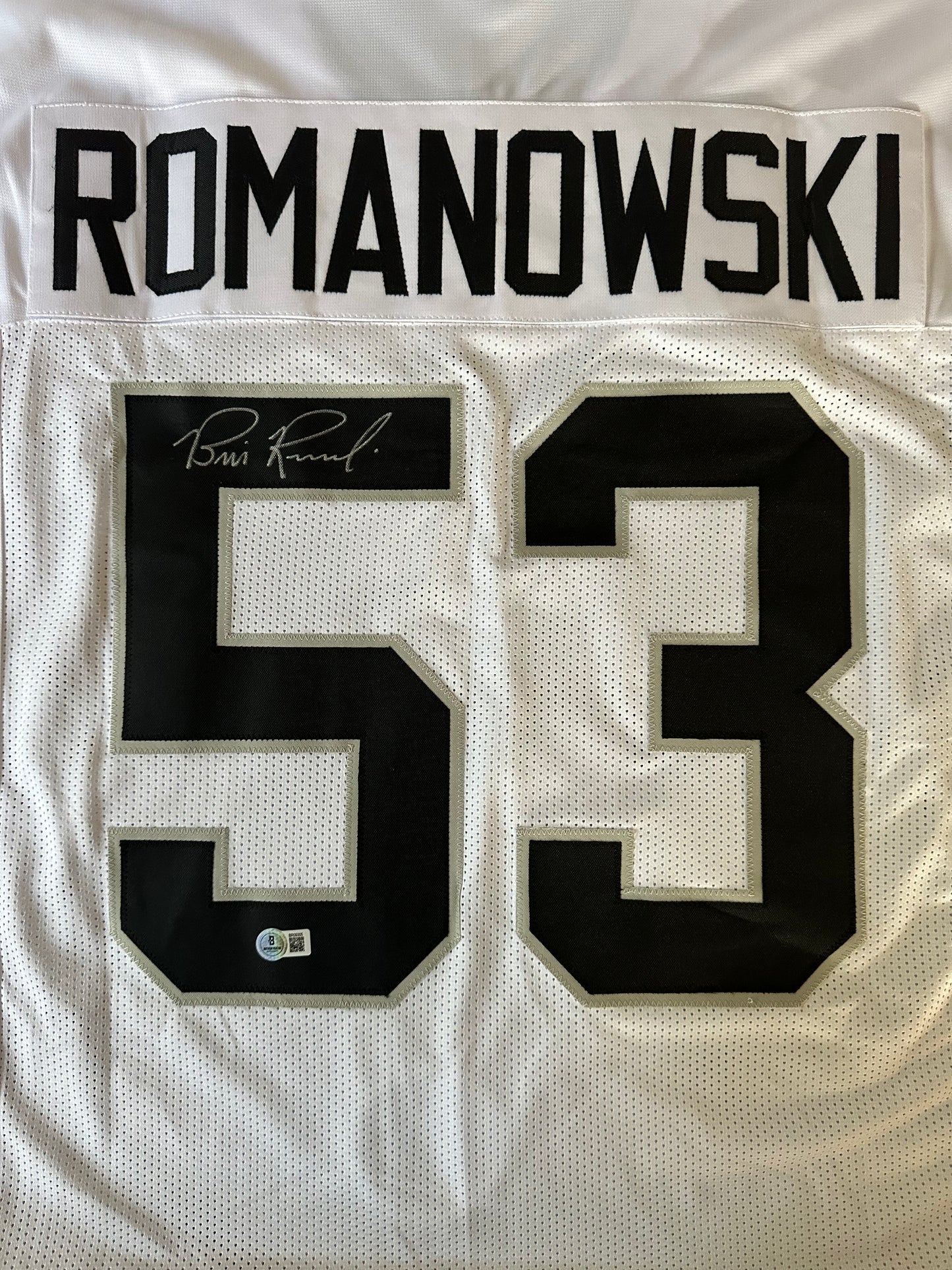Bill Romanowski Autographed & Authenticated Jersey COA By Beckett Authentication Services