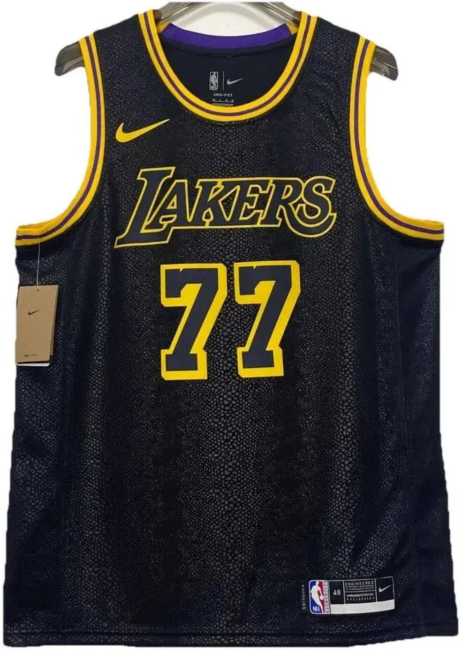 Men's Luka Doncic Black Mamba Stitched Jersey - Small up to 6XL