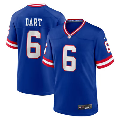 Men’s Jaxson Dart Royal Alternate Blue Stitched Jersey - Small up to 6XL