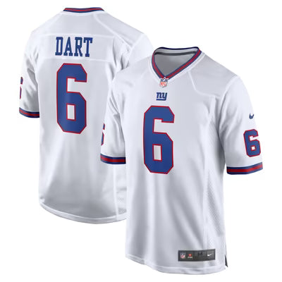 Men’s Jaxson Dart Alternate White Stitched Jersey - Small up to 6XL