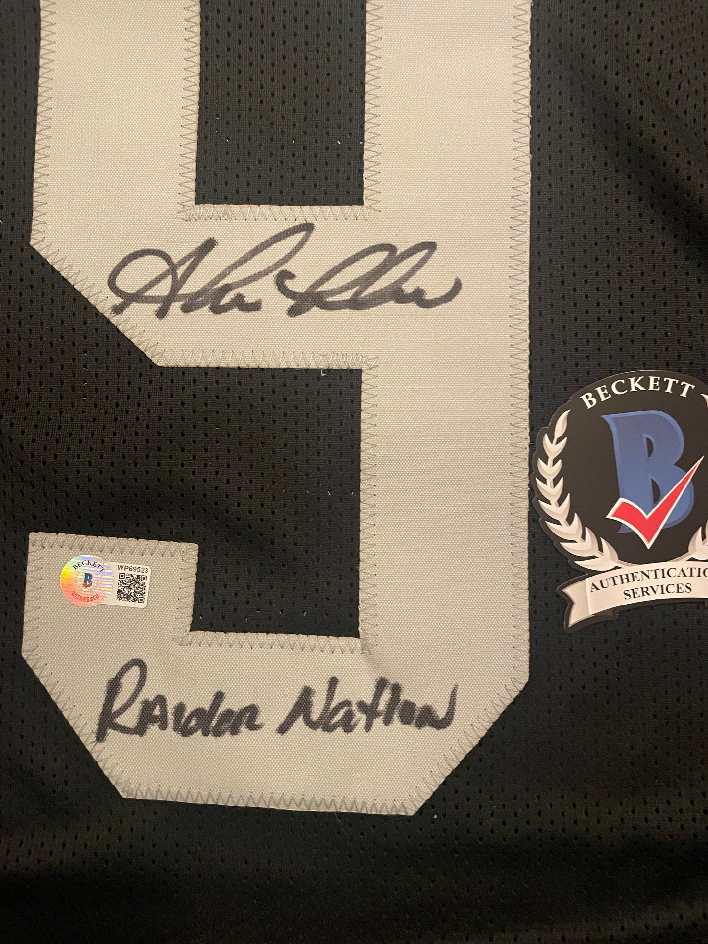 Shane Lechler Autographed & Authenticated Raiders Jersey w/COA