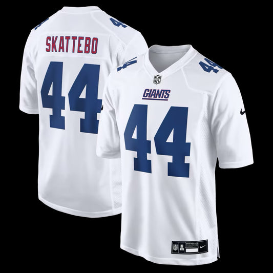 Men’s Cam Skattebo White Stitched Jersey - Small up to 6XL