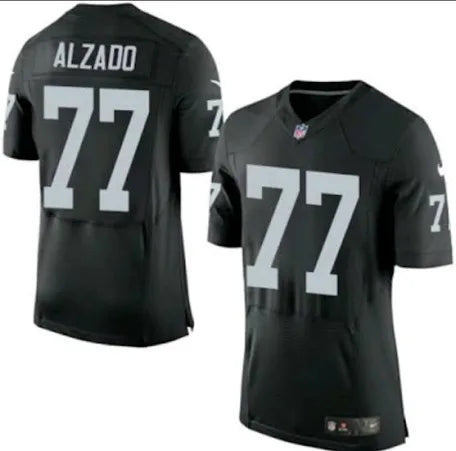 Men’s Lyle Alzado Black Stitched Jersey - Small up to 6X