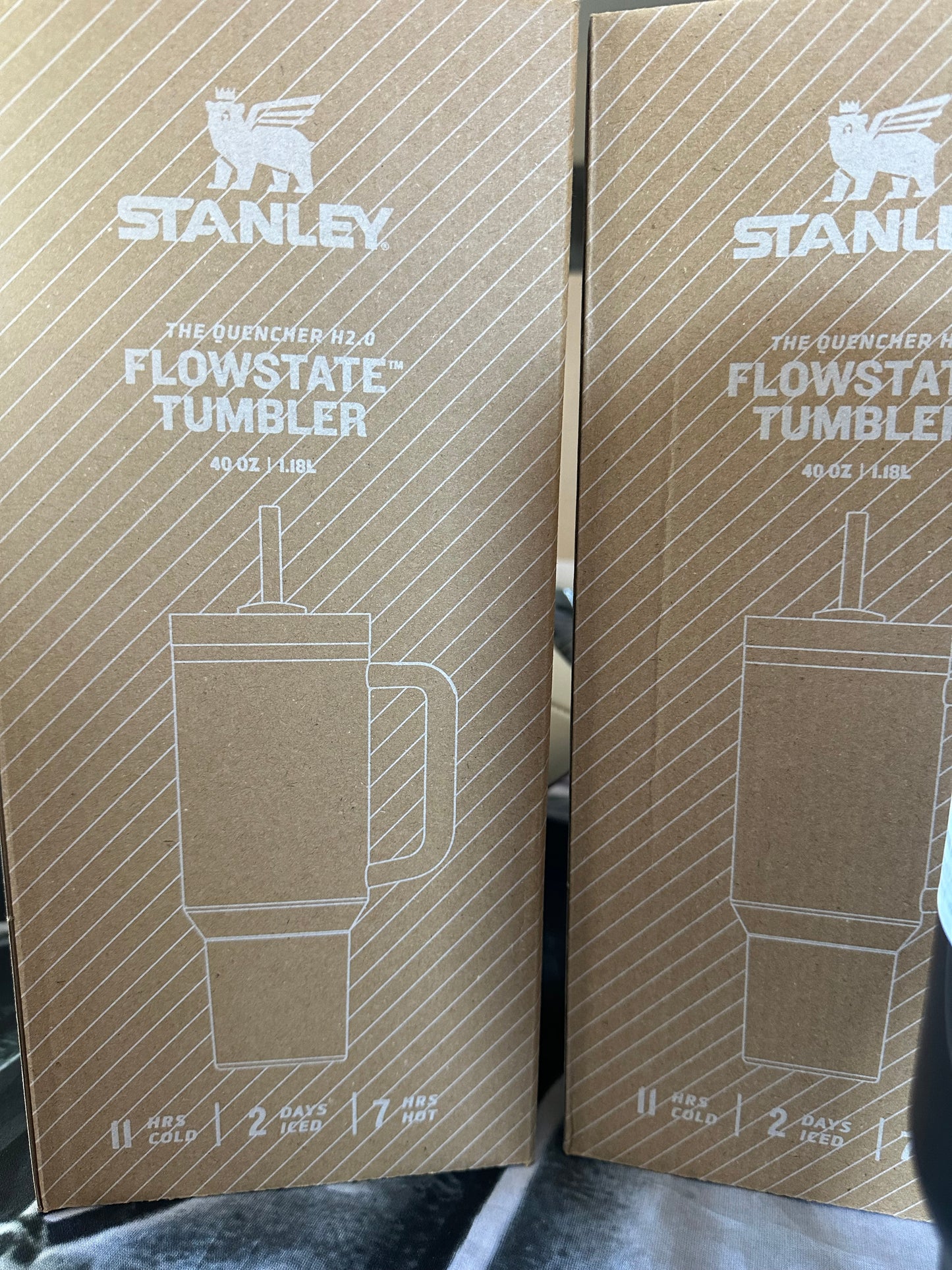 Stanley RAIDERS Laser-etched 40oz Tumbler w/Straw AND 30oz Tumbler 2pk