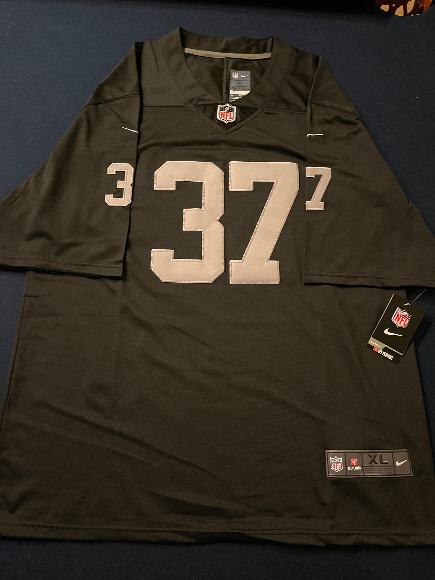 Men’s Lester Hayes Black Stitched Jersey - Small up to 6XL