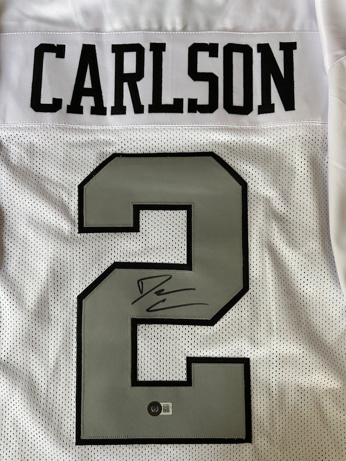 Daniel Carlson Autographed & Authenticated Jersey