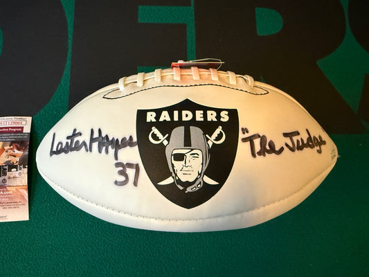 Lester Hayes “The Judge” Autographed & Authenticated Football COA by JSA