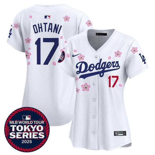 Women’s Shohei Ohtani Tokyo White Stitched Jersey- Size Small up to 2XL