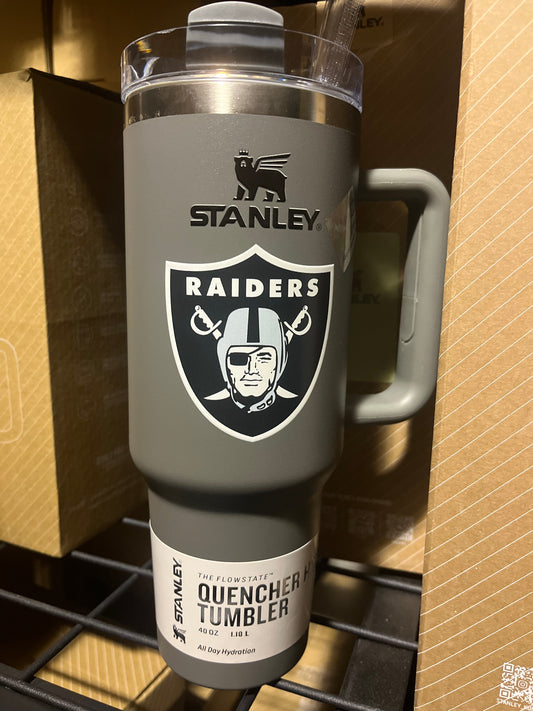 Stanley RAIDERS Laser-etched 40oz Tumbler w/Straw