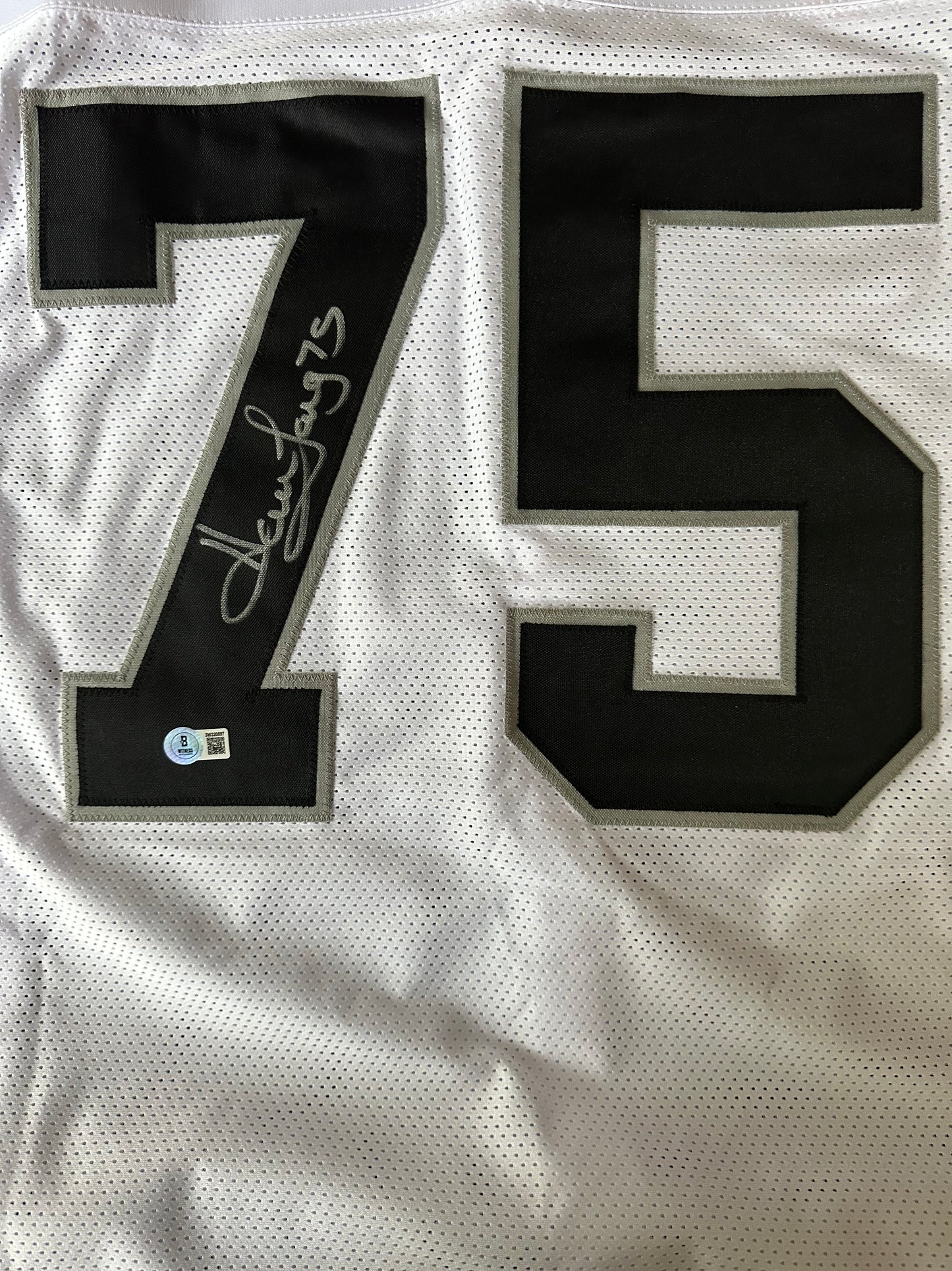 Howie Long Autographed & Authenticated Jersey COA By Beckett