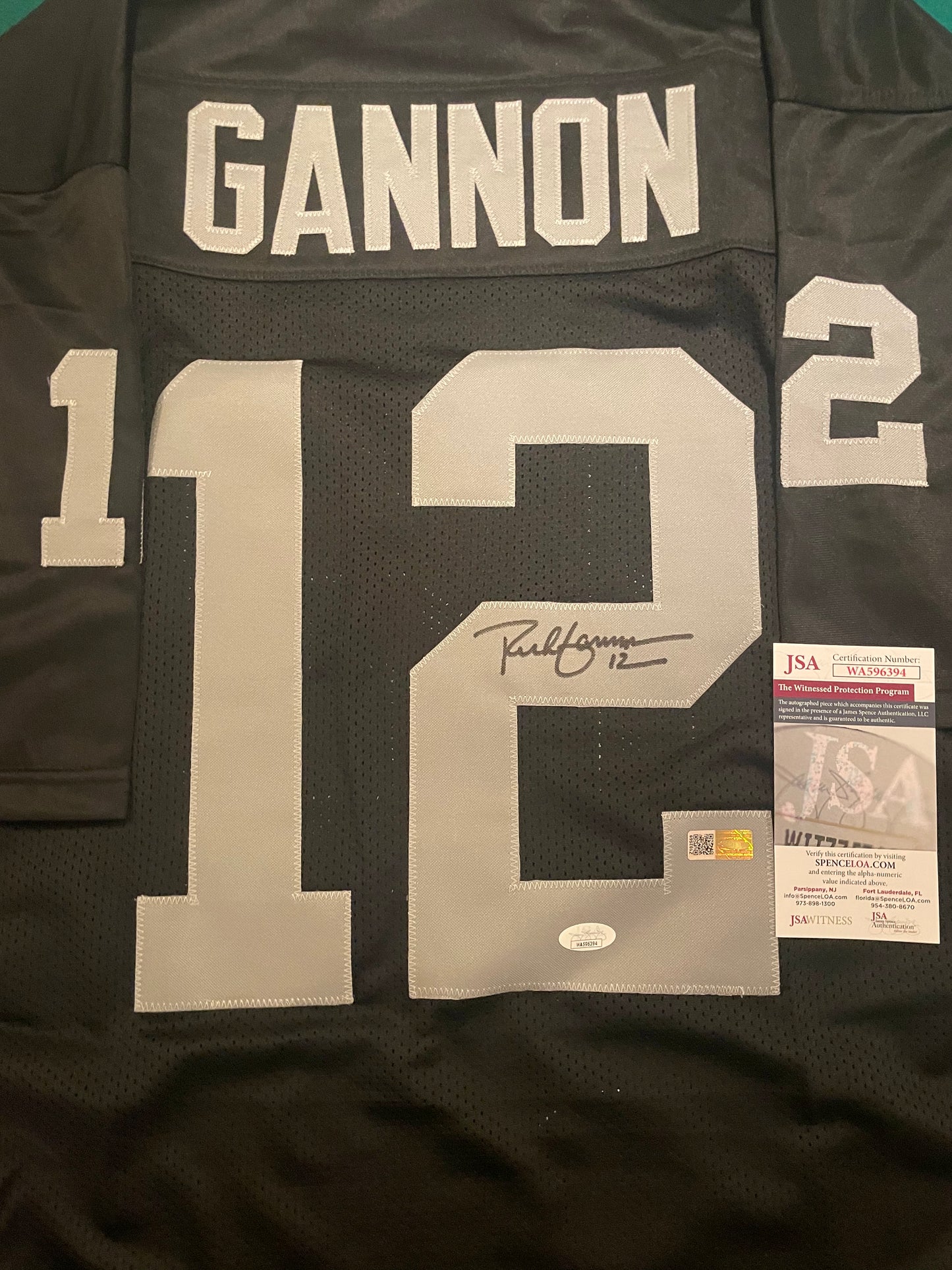 Rich Gannon Autographed & Authenticated Jersey