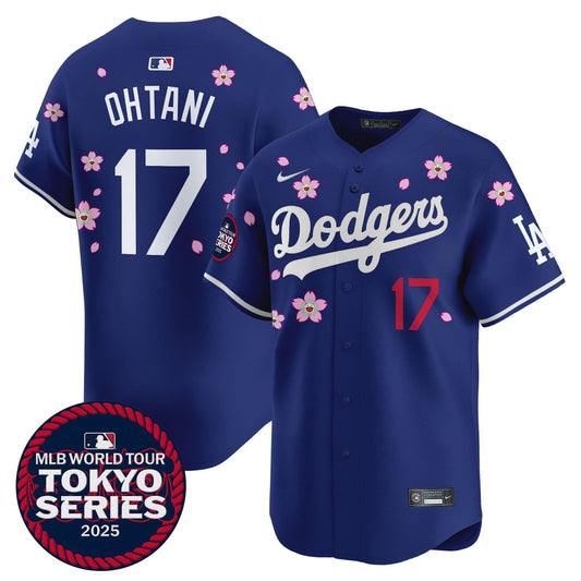 Men’s Shohei Ohtani Tokyo Blue Stitched Jersey - Small up to 6XL