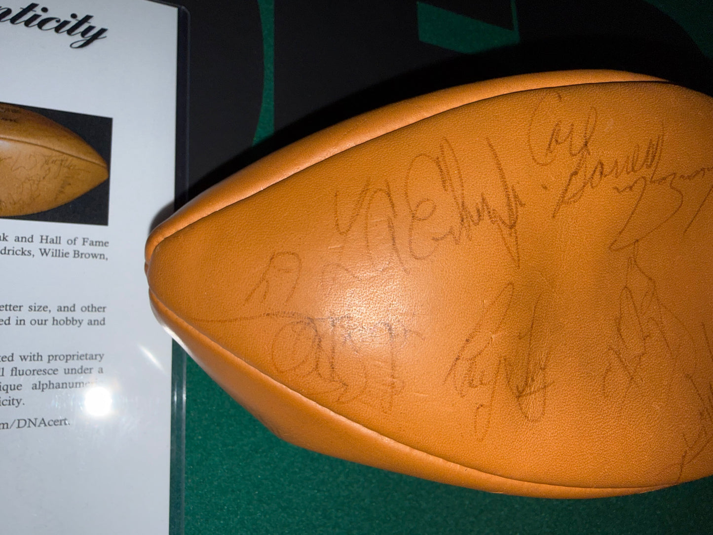 1976 Oakland Raiders Team Signed Football By 45 Players Autographed & Authenticated PSA DNA COA