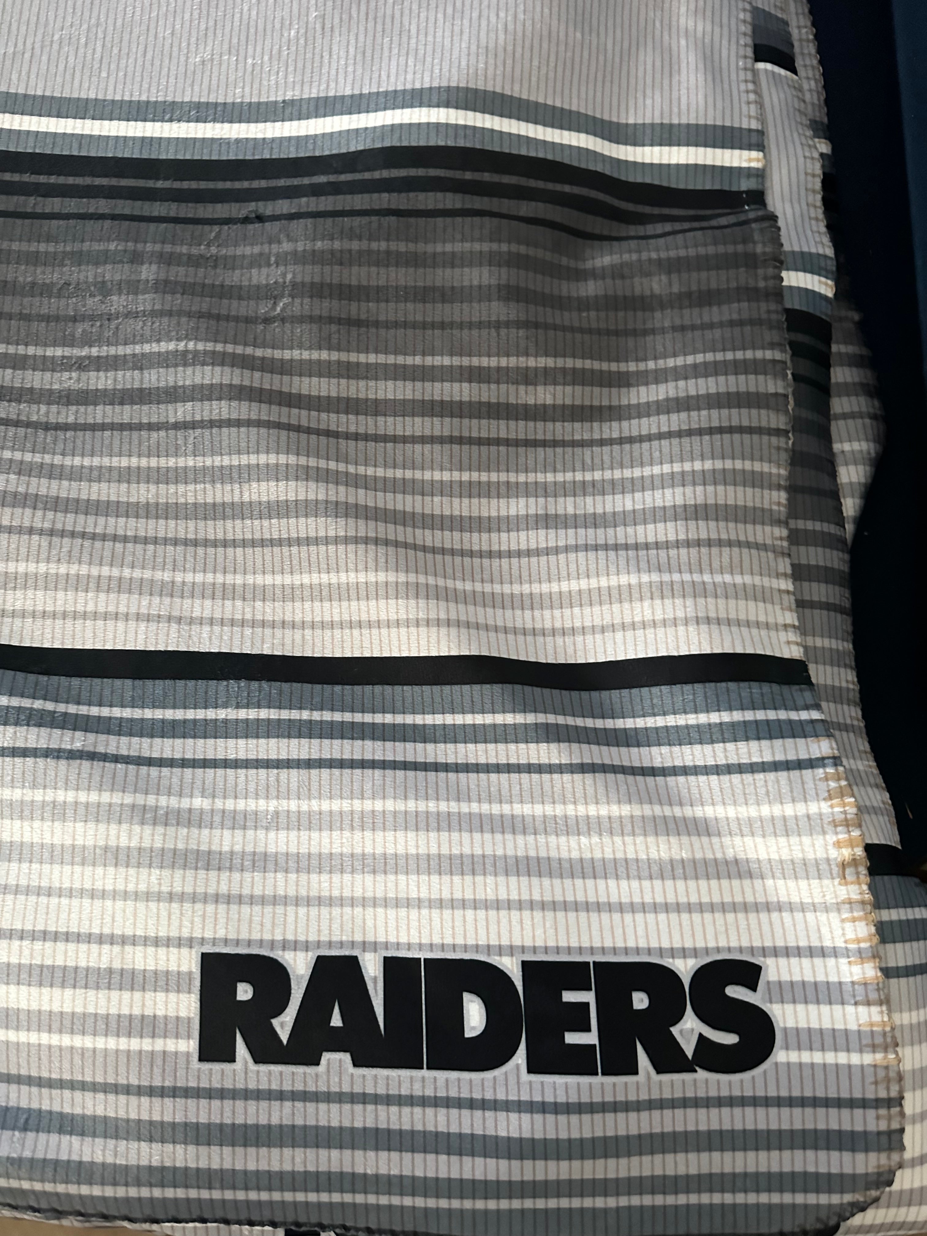 Raiders baby blanket hot sale