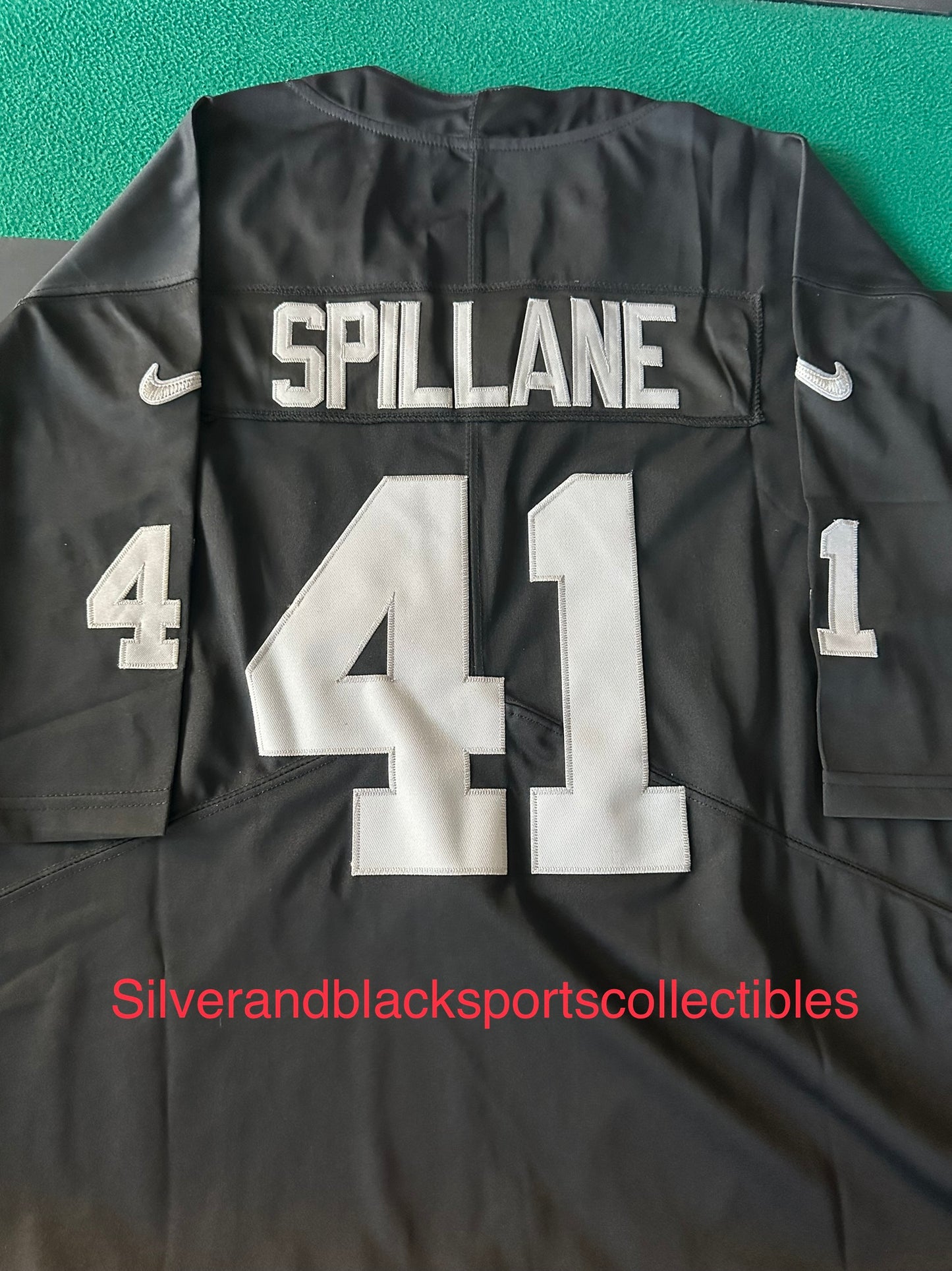 Robert Spillane LAS VEGAS RAIDERS stitched Jersey Sizes Small - 6XL