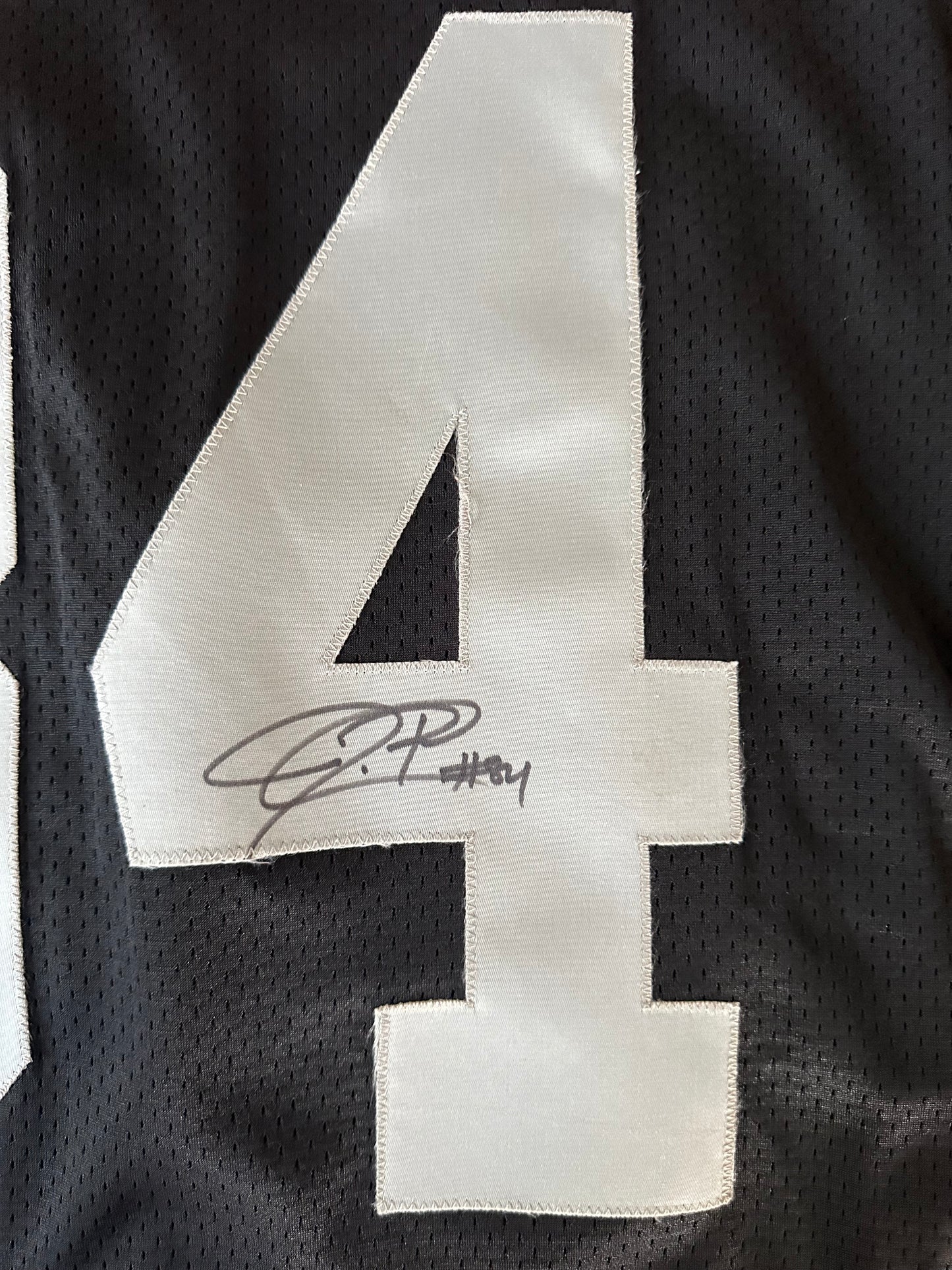 Jerry Porter Autographed & Authenticated Jersey