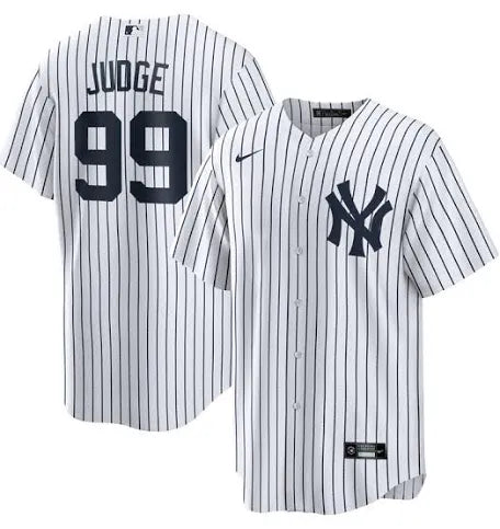 Men’s Aaron Judge White Stitched Jersey - Small up to 6XL