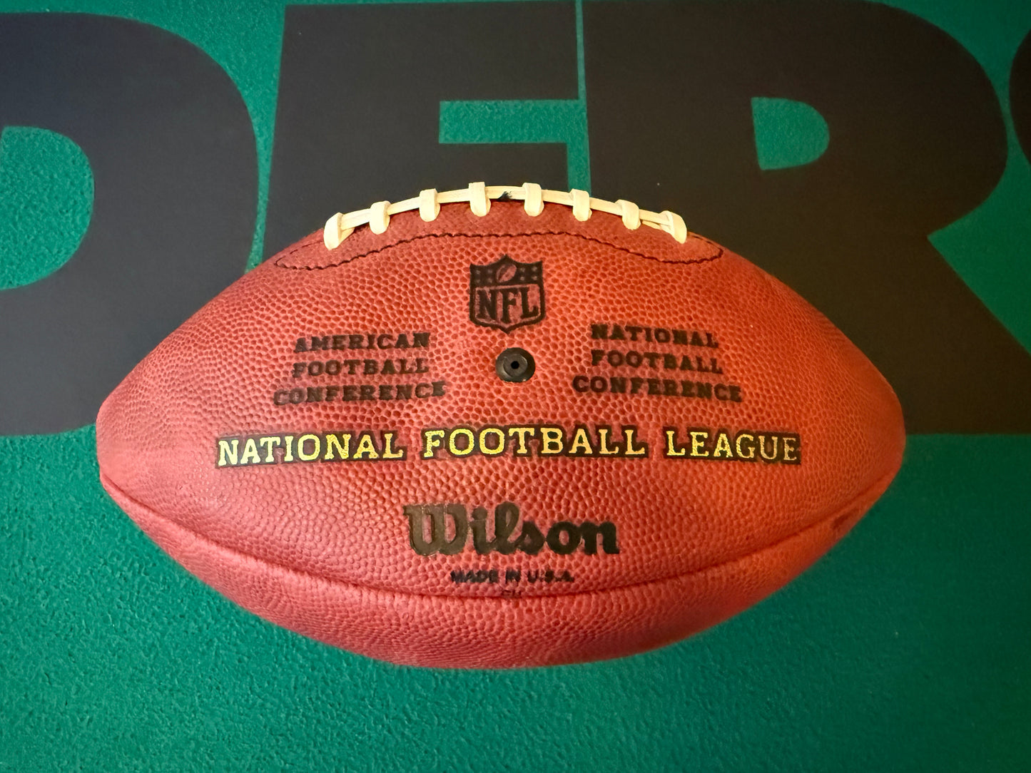 Bo Jackson “The Duke” Autographed Football No COA GTP (Guaranteed to Pass)