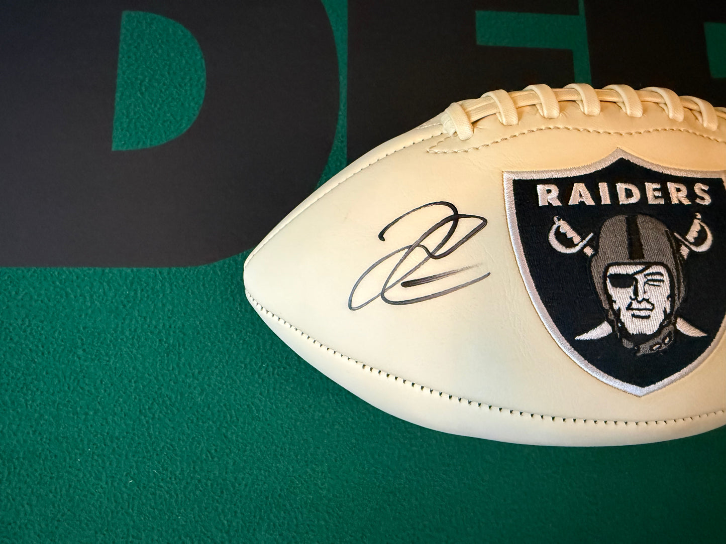 Derek Carr Autographed No COA GTP (Guaranteed to Pass)
