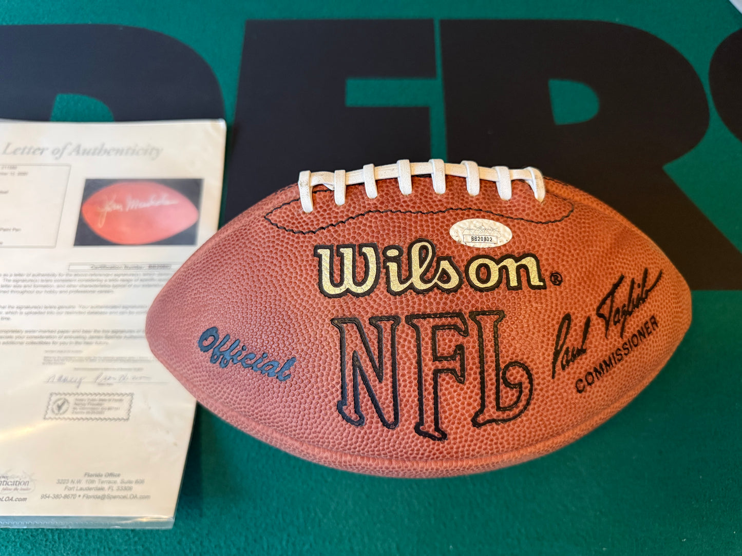 John Madden “All-Madden Team” Wilson Autographed & Authenticated Football JSA COA