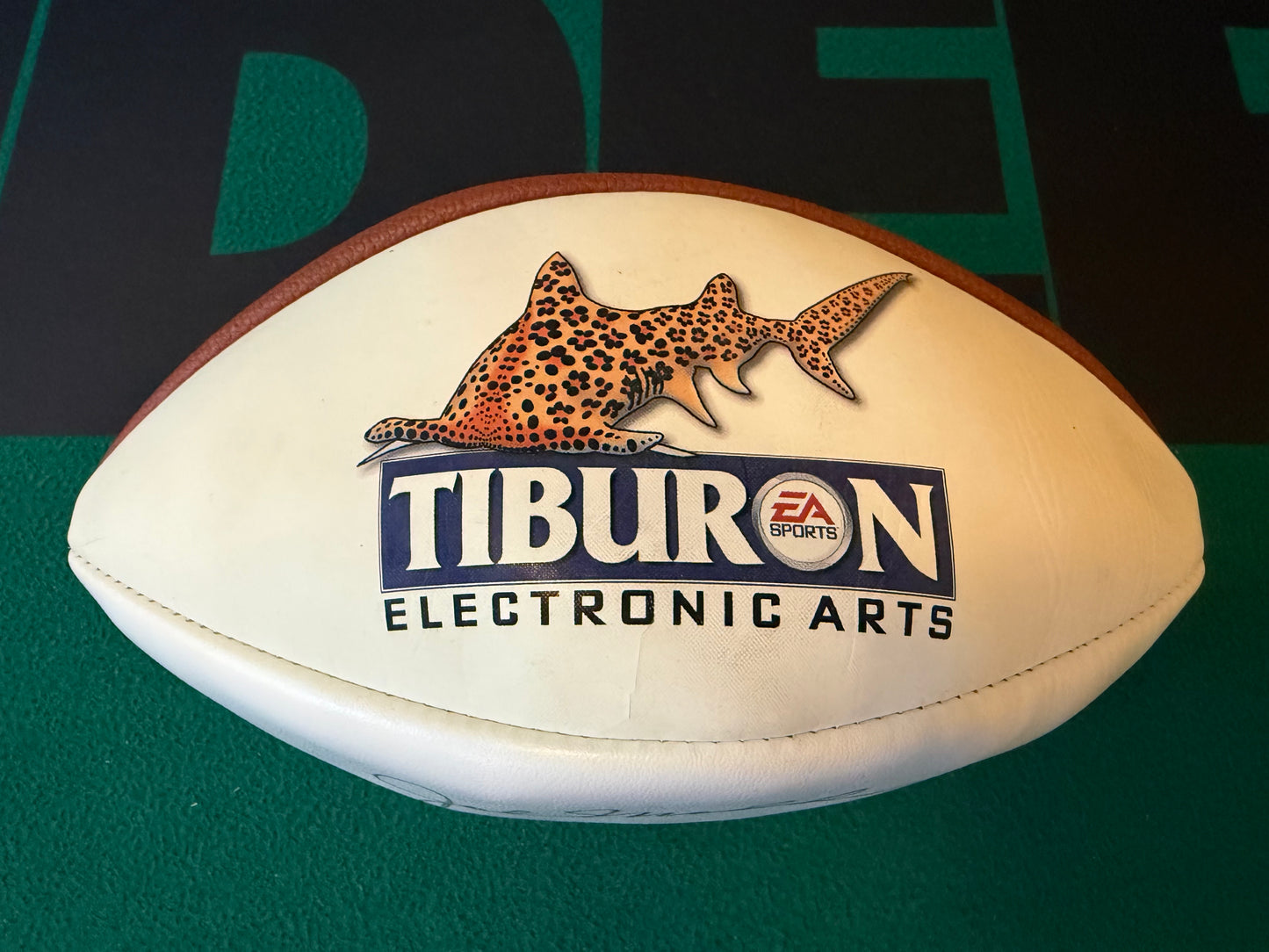 John Madden Super Bowl XXXV Wilson Autographed Tiburon EA Sports Extremely Rare Football No COA GTP (Guaranteed to Pass)