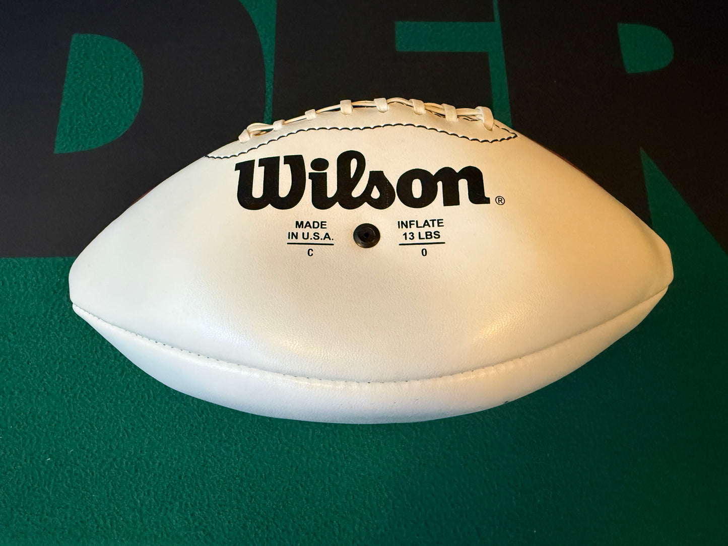 John Madden Super Bowl XXXV Wilson Autographed Tiburon EA Sports Extremely Rare Football No COA GTP (Guaranteed to Pass)