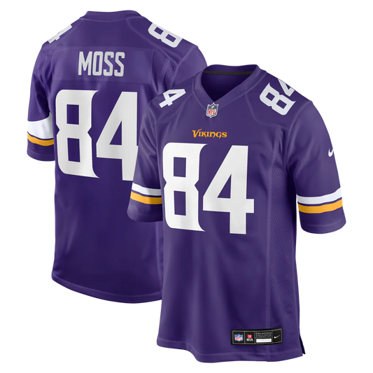 Men's Randy Moss Purple Stitched Jersey - Small up to 6XL
