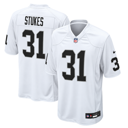 Men's Treydan Stukes White Jersey Stitched - Small up to 6XL