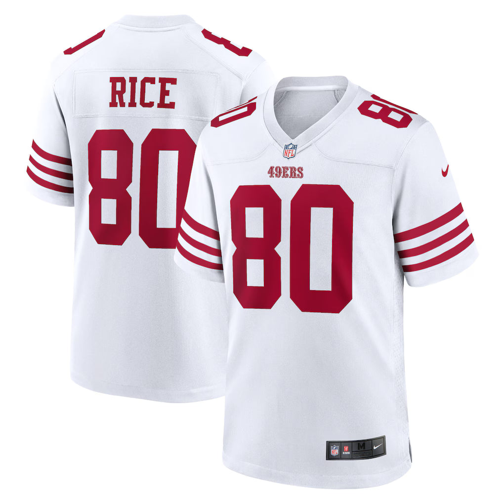 Men's Jerry Rice White Stitched Jersey - Small up to 6XL