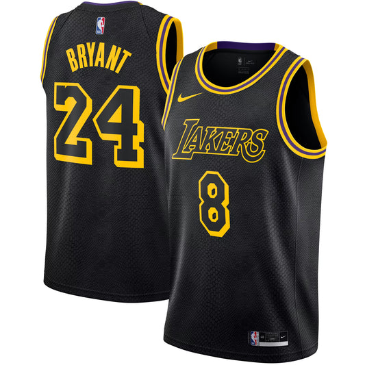 Men's Kobe Bryant Black Mamba Stitched Jersey - Small up to 6XL