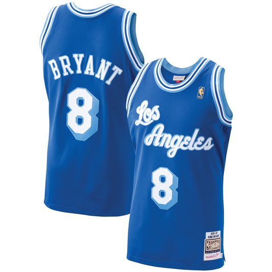 Men's Kobe Bryant 1996/1997 Blue Lakers Jersey - Small up to 6XL