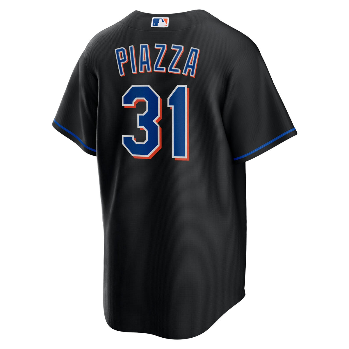 Men's Mike Piazza Alternate Black Stitched Jersey - Small up to 6XL