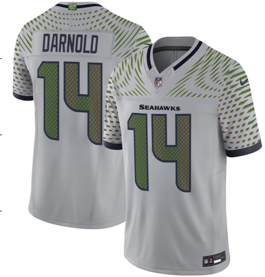 Men’s Sam Darnold White Stitched Jersey - Small up to 6XL