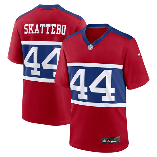 Men’s Cam Skattebo Alternate Red Stitched Jersey - Small up to 6XL