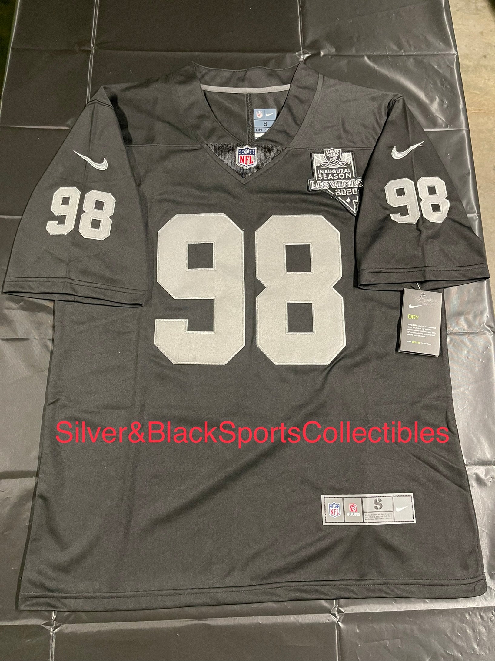 Raiders 2020 Raiders Inaugural Jersey Raiders Football Las Vegas