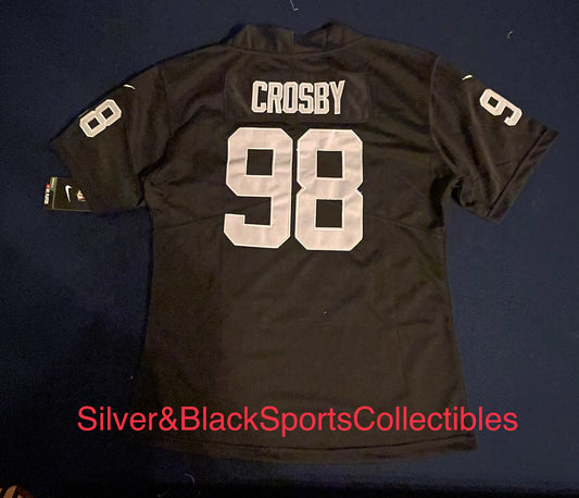 YOUTH UNISEX LAS VEGAS RAIDERS STITCHED JERSEY SIZES S-L –  Silver&BlackSportsCollectibles